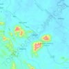 Serian topographic map, elevation, terrain