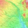 Infonavit Sta. Margarita topographic map, elevation, terrain