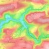 Bauche topographic map, elevation, terrain