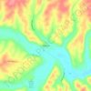 McDowell topographic map, elevation, terrain