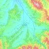 Лесковац topographic map, elevation, terrain