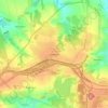 Yasynuvata topographic map, elevation, terrain