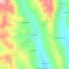 Huaycho topographic map, elevation, terrain