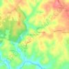 Blueridge Forest topographic map, elevation, terrain