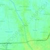 Gintung topographic map, elevation, terrain