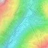 Les Chosalets topographic map, elevation, terrain
