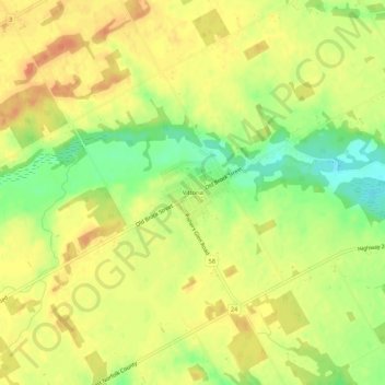 Vittoria topographic map, elevation, terrain