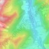 Urine topographic map, elevation, terrain