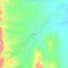 Sabor topographic map, elevation, terrain