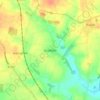 Bradfield topographic map, elevation, terrain