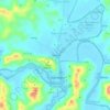 Emilia topographic map, elevation, terrain