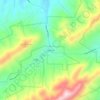 Gap Run topographic map, elevation, terrain