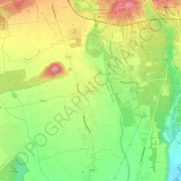 Lestans topographic map, elevation, terrain
