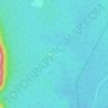 Gadiguda topographic map, elevation, terrain