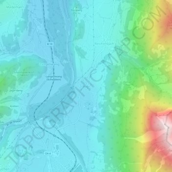 Rubi topographic map, elevation, terrain