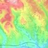 Bravey topographic map, elevation, terrain