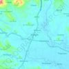 Wangon topographic map, elevation, terrain
