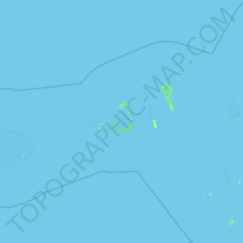 Laparan Island topographic map, elevation, terrain