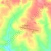 Santa Bárbara topographic map, elevation, terrain