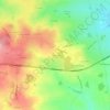 Dreuille topographic map, elevation, terrain