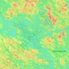 Linnansaari topographic map, elevation, terrain