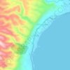 Obong topographic map, elevation, terrain