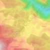 Chooralmala topographic map, elevation, terrain