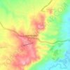 Poblacion topographic map, elevation, terrain