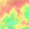 Le Ménez topographic map, elevation, terrain