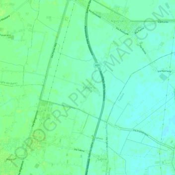 Finale topographic map, elevation, terrain