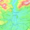 Comayagüela topographic map, elevation, terrain