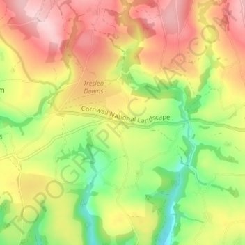 Mount topographic map, elevation, terrain
