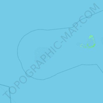Magados Island topographic map, elevation, terrain