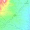 Sukajadi topographic map, elevation, terrain