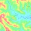 Punong topographic map, elevation, terrain