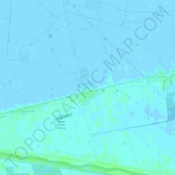 Filo topographic map, elevation, terrain