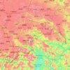 Malipo topographic map, elevation, terrain
