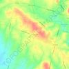 Weavertown topographic map, elevation, terrain