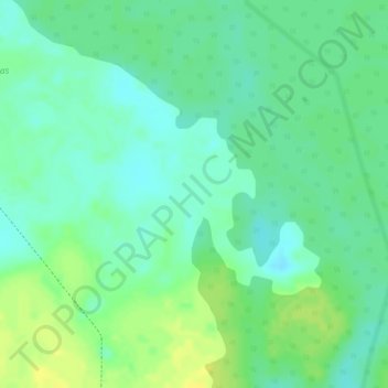 Poyare topographic map, elevation, terrain