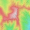 Сапун topographic map, elevation, terrain