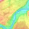 Tiefenau topographic map, elevation, terrain