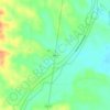 Dancy topographic map, elevation, terrain