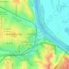 Old Fort Kearny Historical Marker topographic map, elevation, terrain