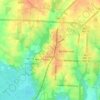 Clinton topographic map, elevation, terrain