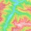 Canejan topographic map, elevation, terrain