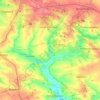 Yenakiieve Municipality topographic map, elevation, terrain