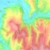 Бохан topographic map, elevation, terrain