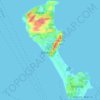 Boracay Island topographic map, elevation, terrain