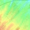 Offignies topographic map, elevation, terrain