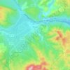 Estagel topographic map, elevation, terrain